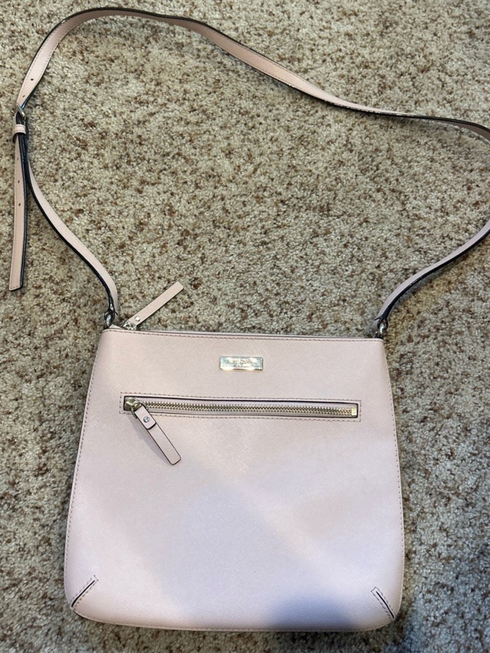 kate spade Blush Pink Leather Crossbody Bag